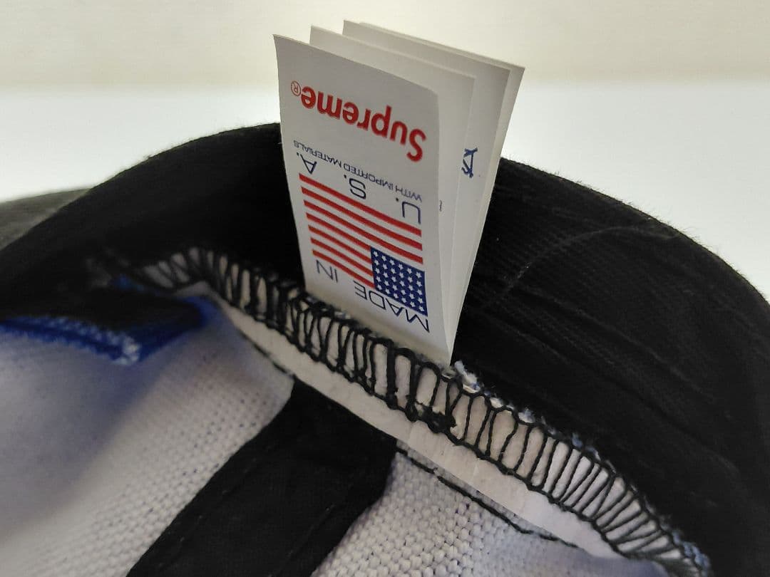 美品　Supreme　Pigment　Canvas　S Logo　6-Panel