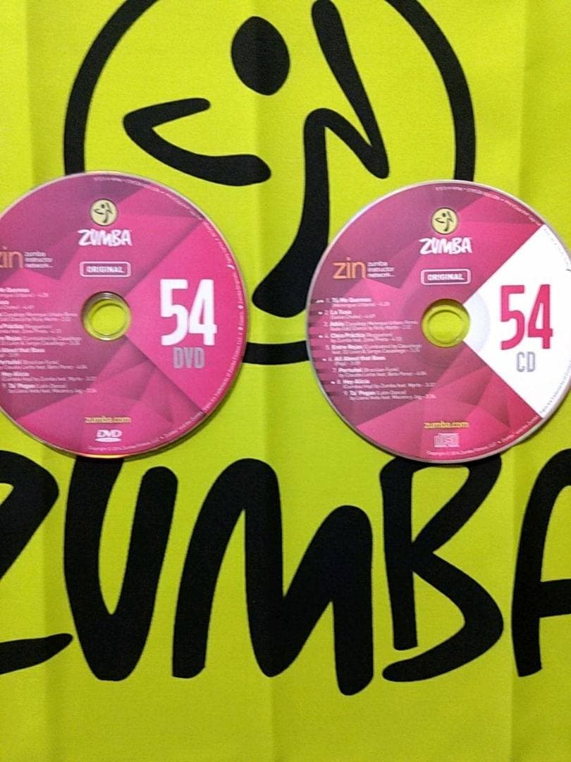 ZUMBA　ズンバ　 CD ＆ DVD 20枚セット　ZIN51 ～ ZIN60