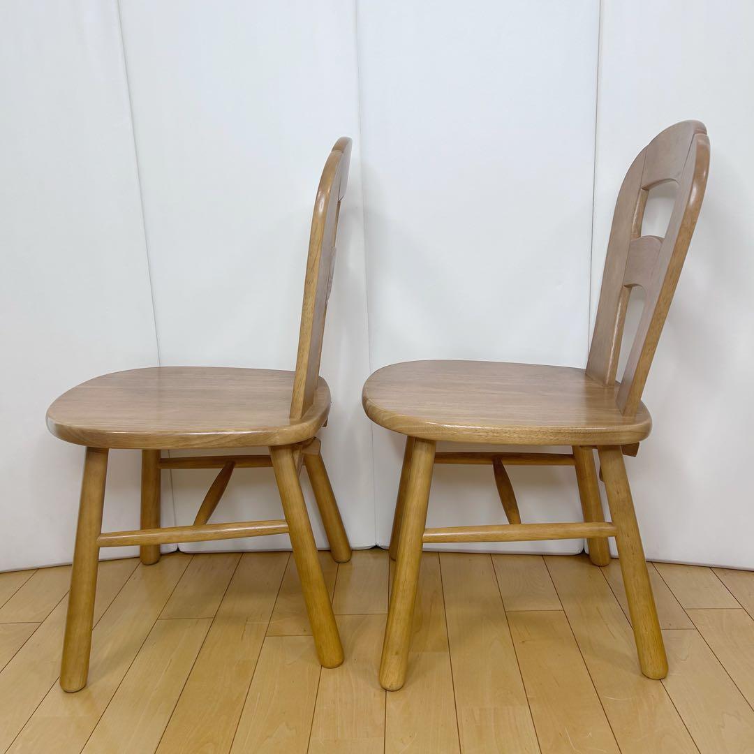 カリモク　karimoku 木製チェア　2脚セット　H字貫　国産　美品
