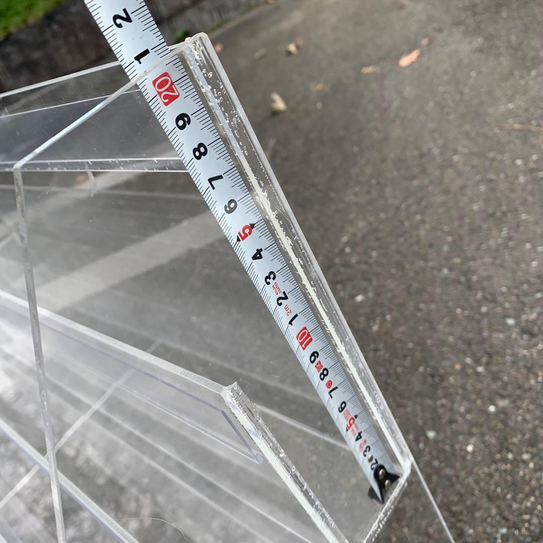 店舗　アクリル製 6段 ディスプレイラック アクリルケース　業務用　棚