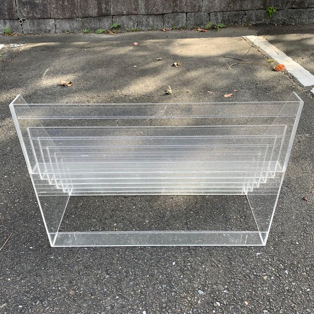 店舗　アクリル製 6段 ディスプレイラック アクリルケース　業務用　棚