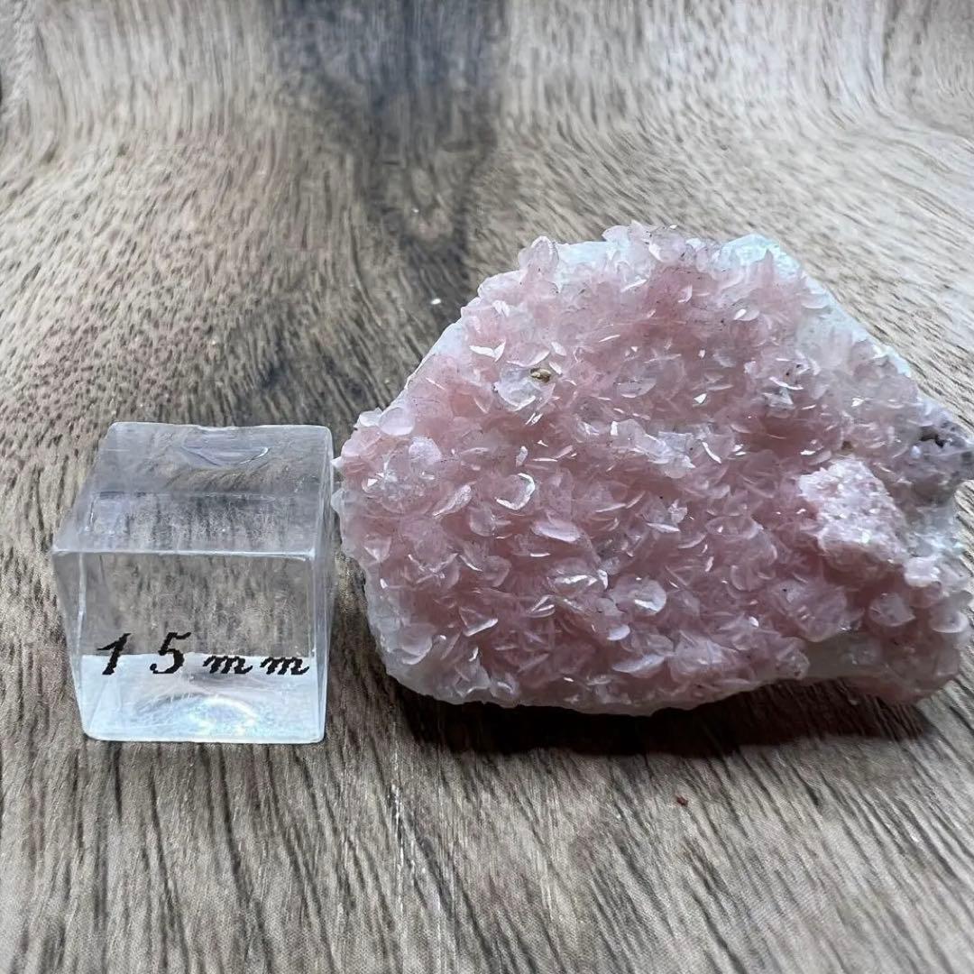 両面 ロードクロサイト フローライト 水晶 39 共生 鉱物 標本 原石