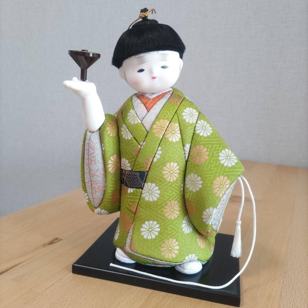 木目込人形❋手乗りコマ❋可愛い男の子❤