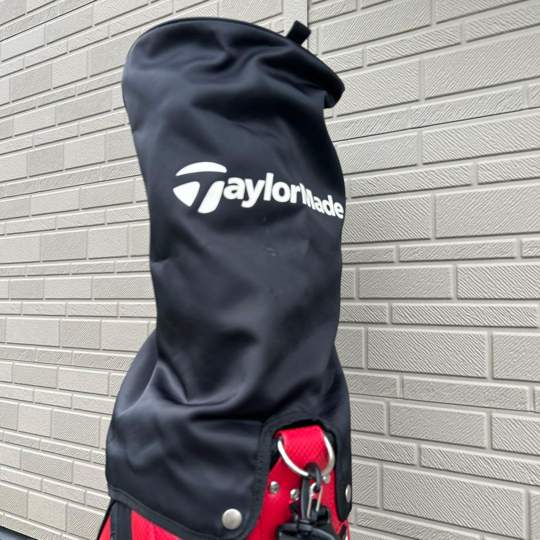 テーラーメイド Carlsbad,CA キャディバッグ 9型　レッド/ブラック