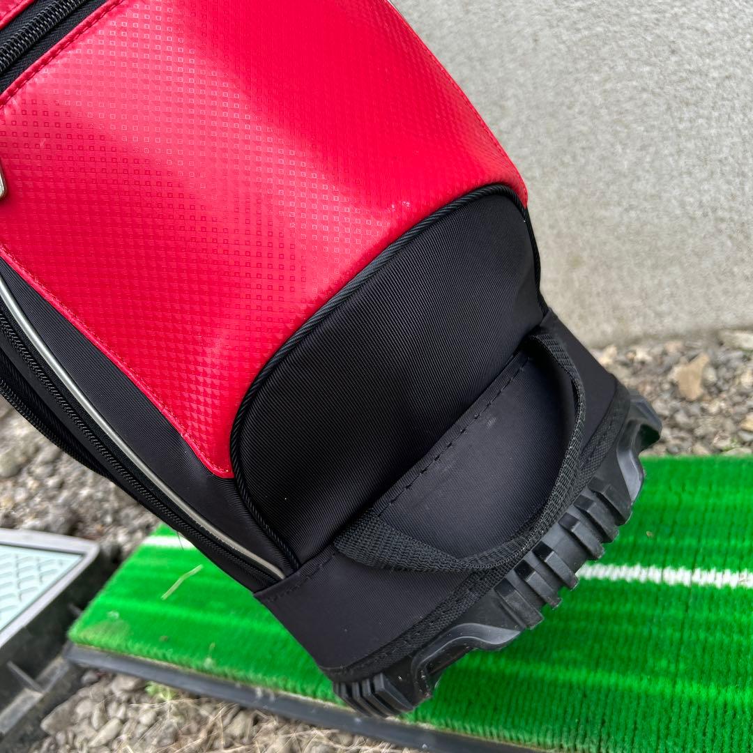 テーラーメイド Carlsbad,CA キャディバッグ 9型　レッド/ブラック