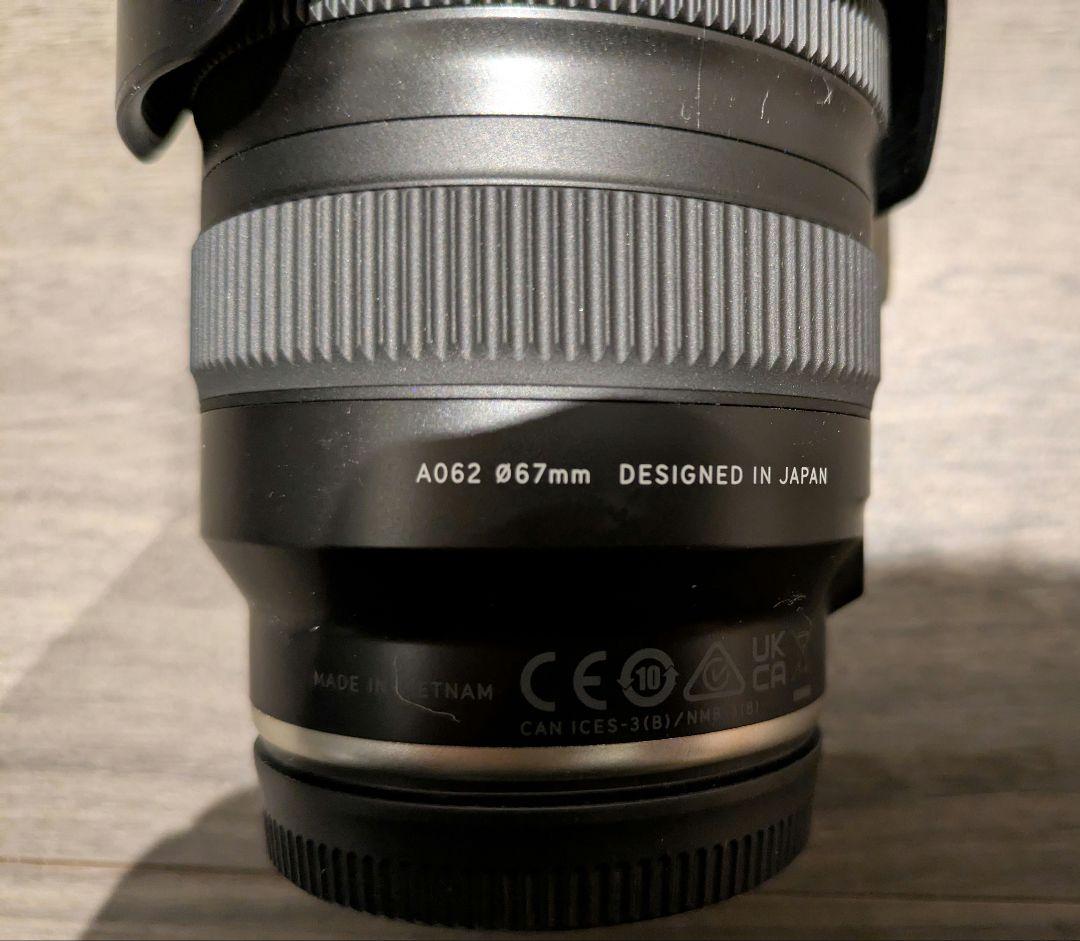 A062 67mm HA062 タムロン20-40mm F/2.8 Di III