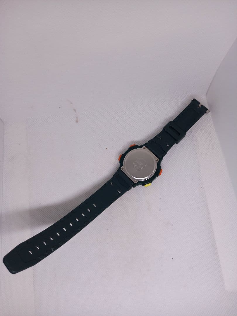 CITIZEN 【1/100クロノグラフ】デジタル Q＆Q グリーン　レア