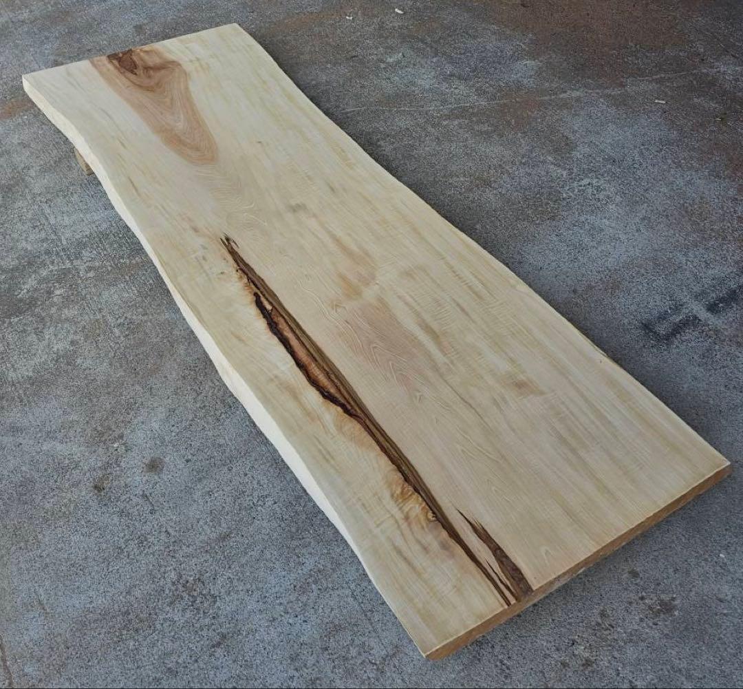 栃　一枚板　ダイニングテーブル　カウンター