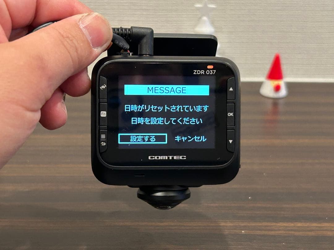 COMTEC ZDR037ドラレコ前後　360° 駐車監視直結配線付中古