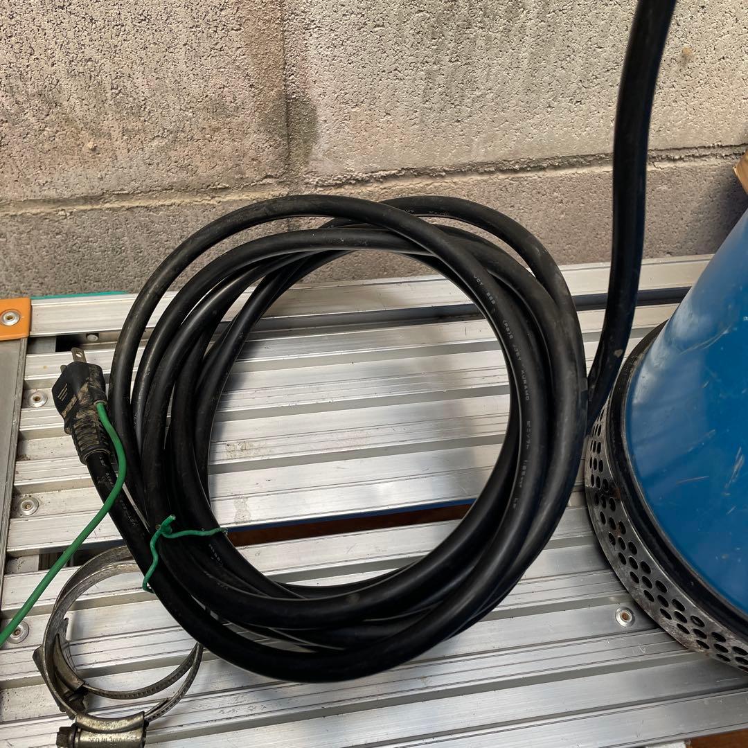 【美品】水中ポンプ　テラダポンプ　S-500N 口径50mm ホースバンド付属