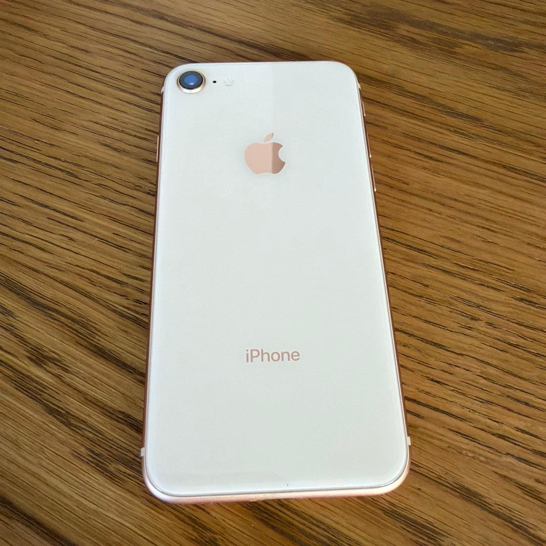 iphone8 64GB ピンクゴールド　付属品付き　SIMロックあり