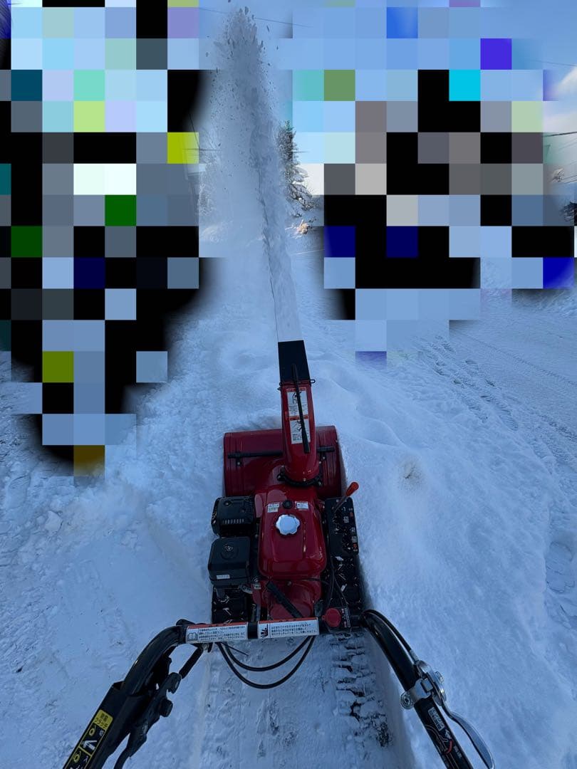 札幌近郊送料無料 HONDA除雪機 hs655c 現行/新車並みのコンディション