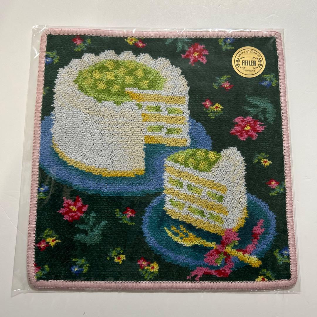 フェイラー×和光　ニューオータニ　スウィーツ柄コラボハンカチ4枚セット