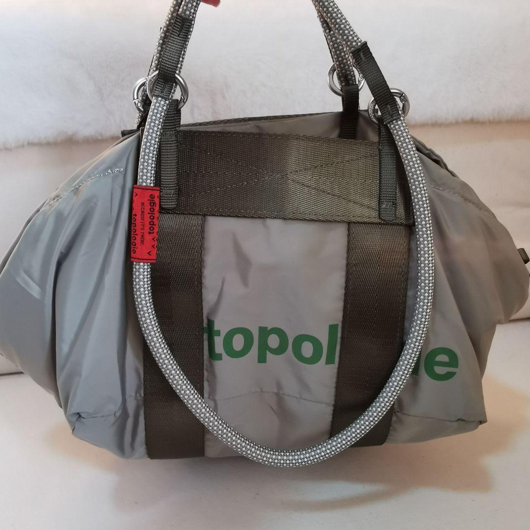topologie ショルダーバッグ グレー 小型旅行バッグ
