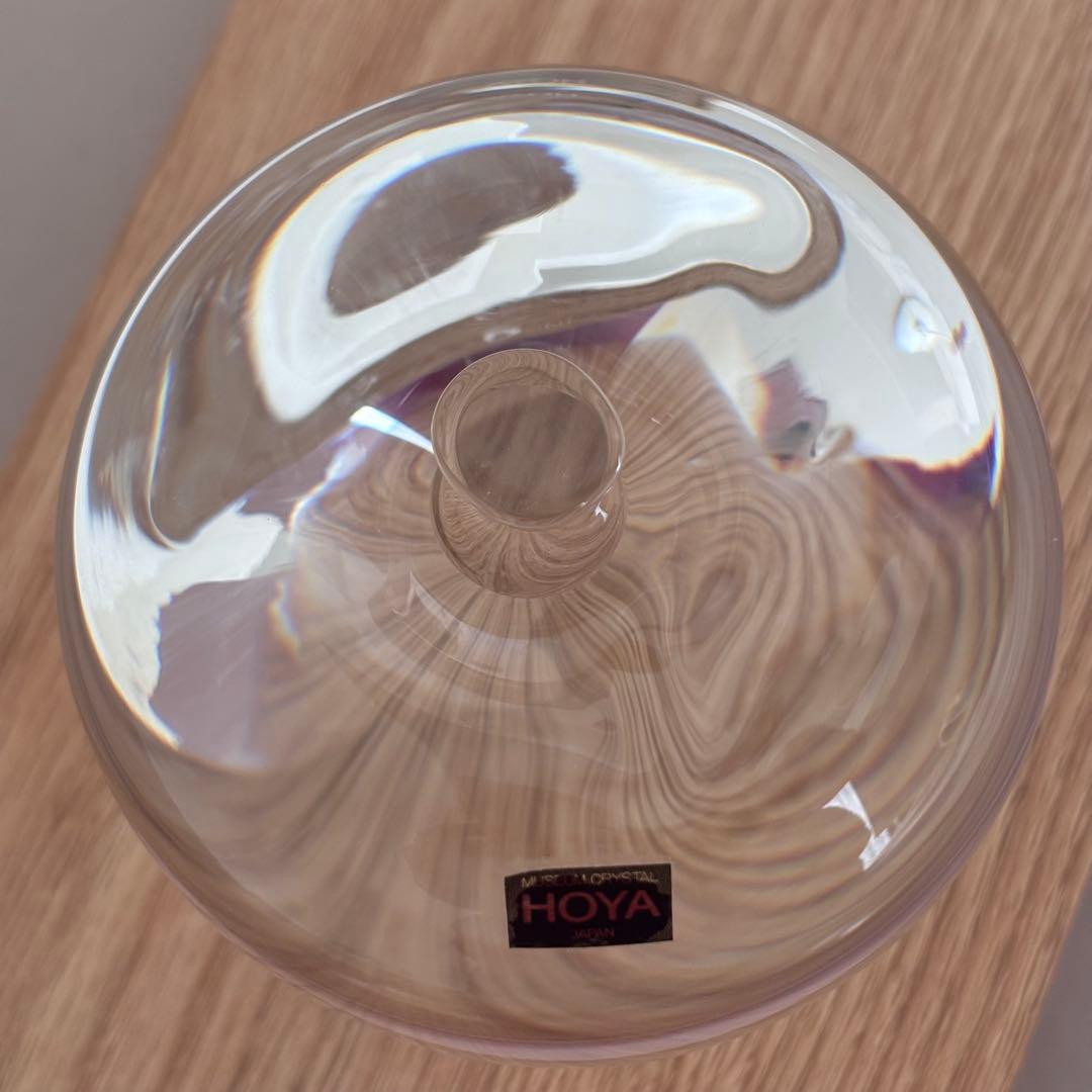 HOYA MUSEUM CRYSTAL りんご クリスタルガラス オブジェ