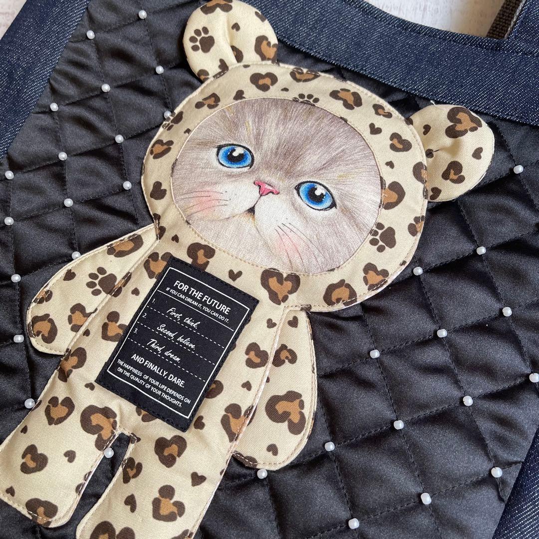 黒*こ様 大きめトートバッグ&ショルダー付きポーチセット＊コヤンイサムチョン