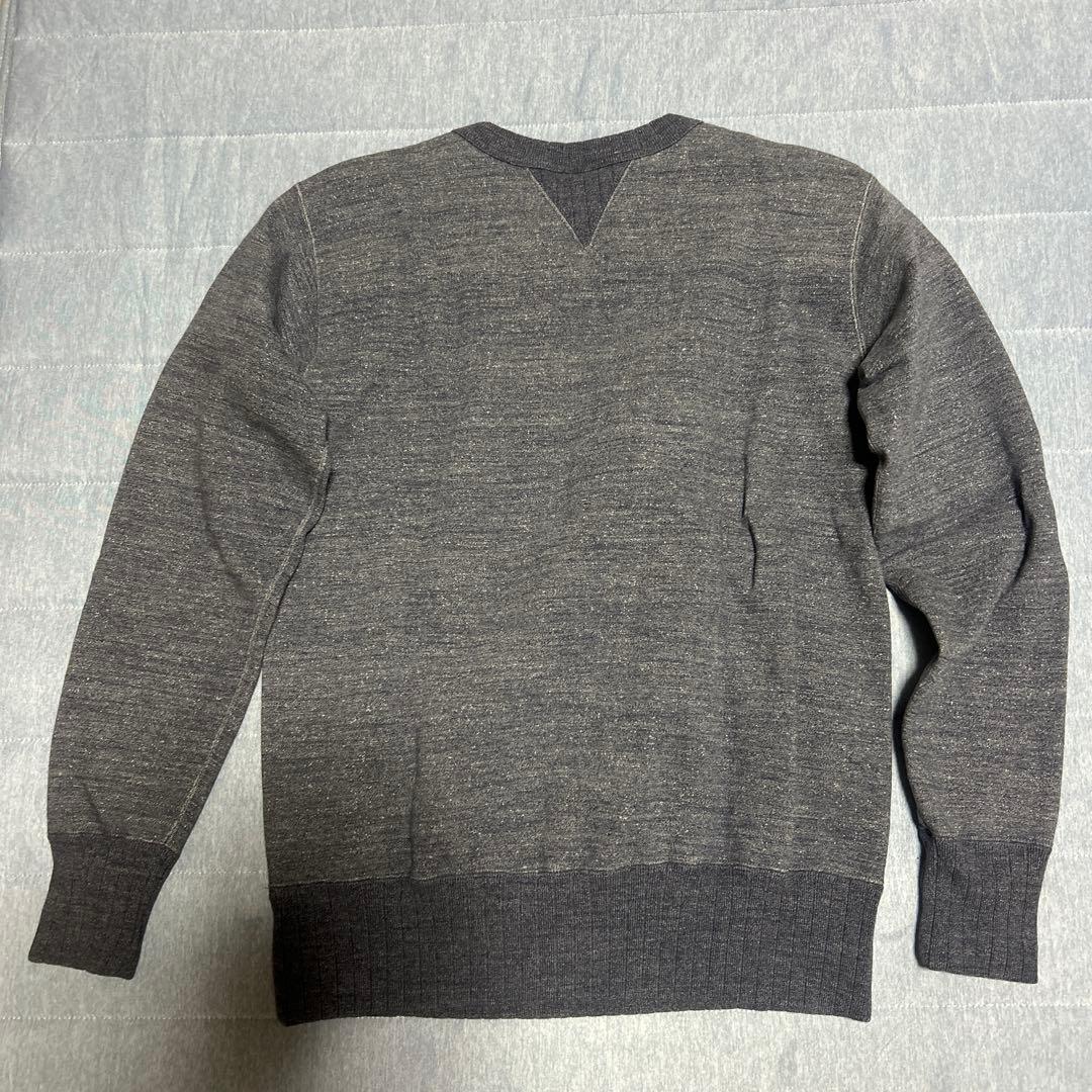 【貴重】ダルチザン 和歌山吊り編み 両Vスウェット　スヴィンゴールド　杢ネイビー