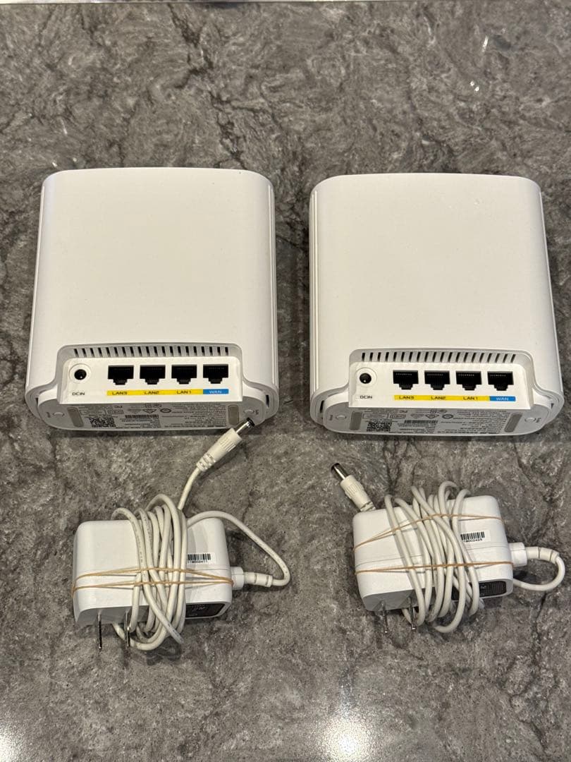 ASUS Wi-Fi 6 メッシュ 無線LANルーター XD6 2台セット