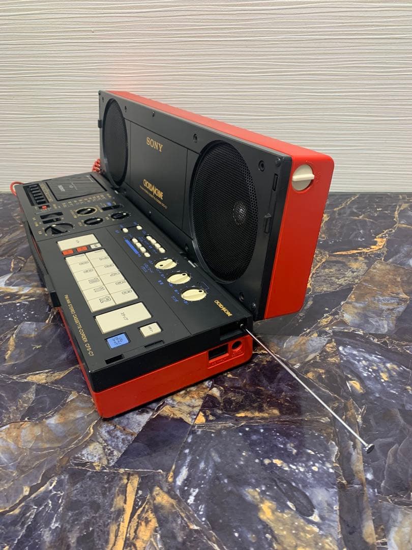 希少 高機能ステレオラジカセ 分離型スピーカー 完動品 CFS-C7ソニー