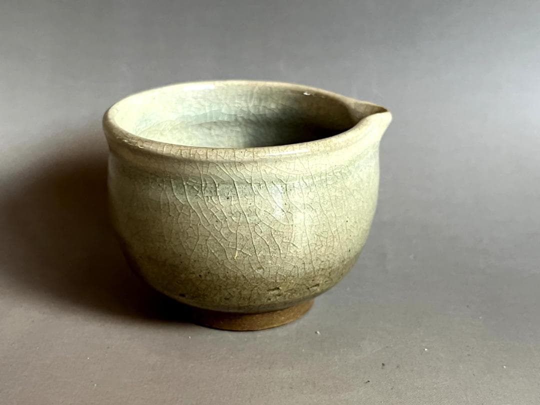 片口■古唐津 江戸期 酒器 古唐津超名品 ぐい飲み 時代物 骨董品 希少■