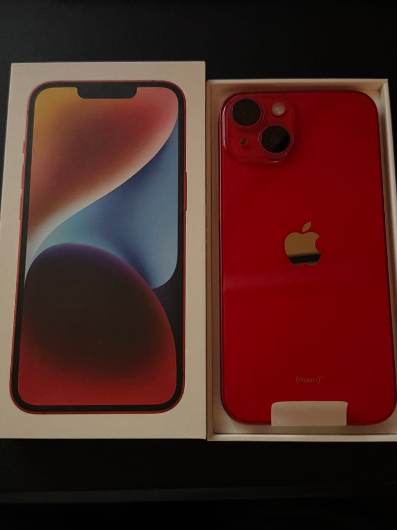 Apple iPhone 14 (赤) 箱付き simフリー