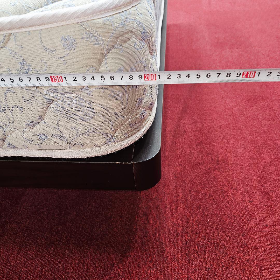 茶色のセミダブルベッド bed 東京23区全域送料無料