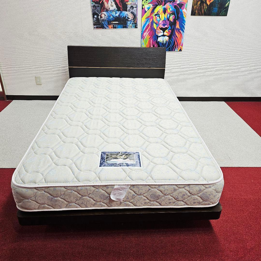 茶色のセミダブルベッド bed 東京23区全域送料無料