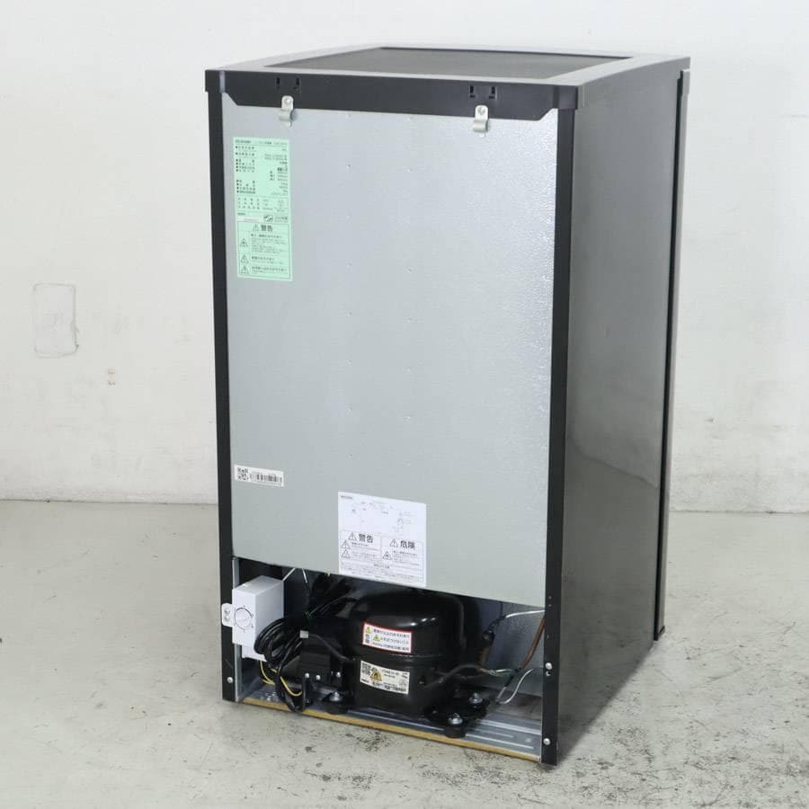 20年製 アイリスオーヤマ 冷凍庫 60L 前開き ブラック IUSD-6A-B