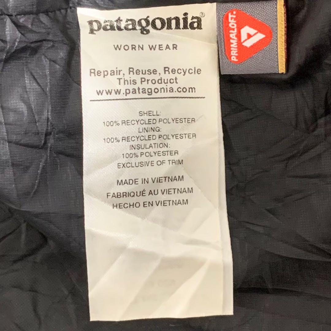 【w887】Patagonia ナノパフ ベスト プリマロフト ブラック テック