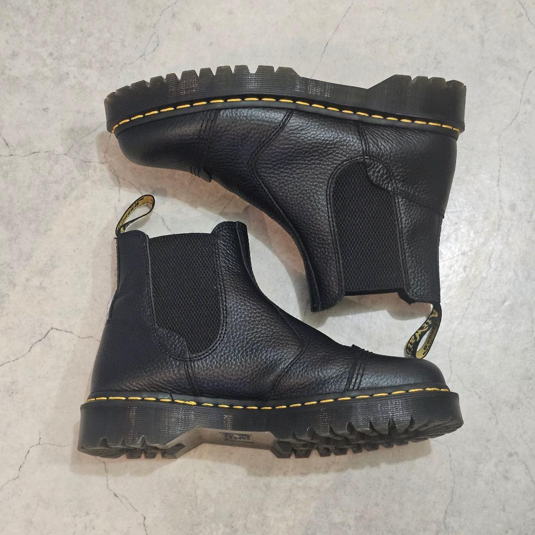 UK9 ドクターマーチン サイドゴアブーツ チェルシーブーツ やや厚底