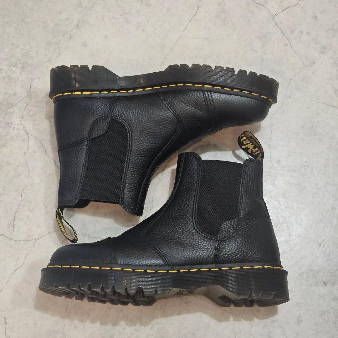 UK9 ドクターマーチン サイドゴアブーツ チェルシーブーツ やや厚底
