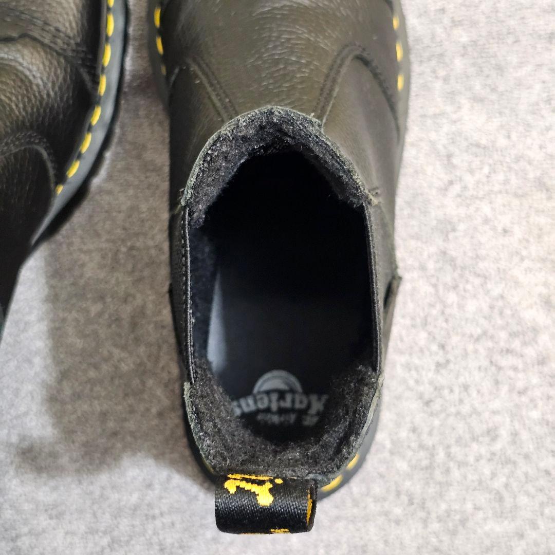 UK9 ドクターマーチン サイドゴアブーツ チェルシーブーツ やや厚底