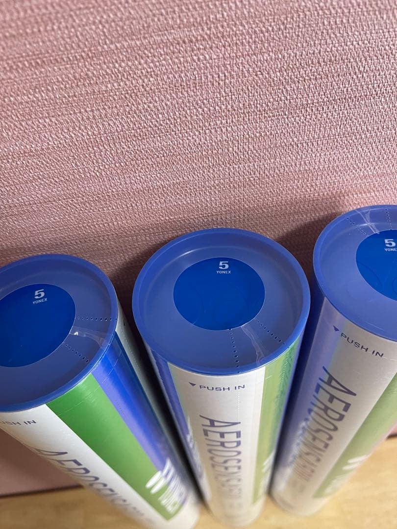 新品　3本セット　AEROSENSA 500 バドミントンシャトル 5番