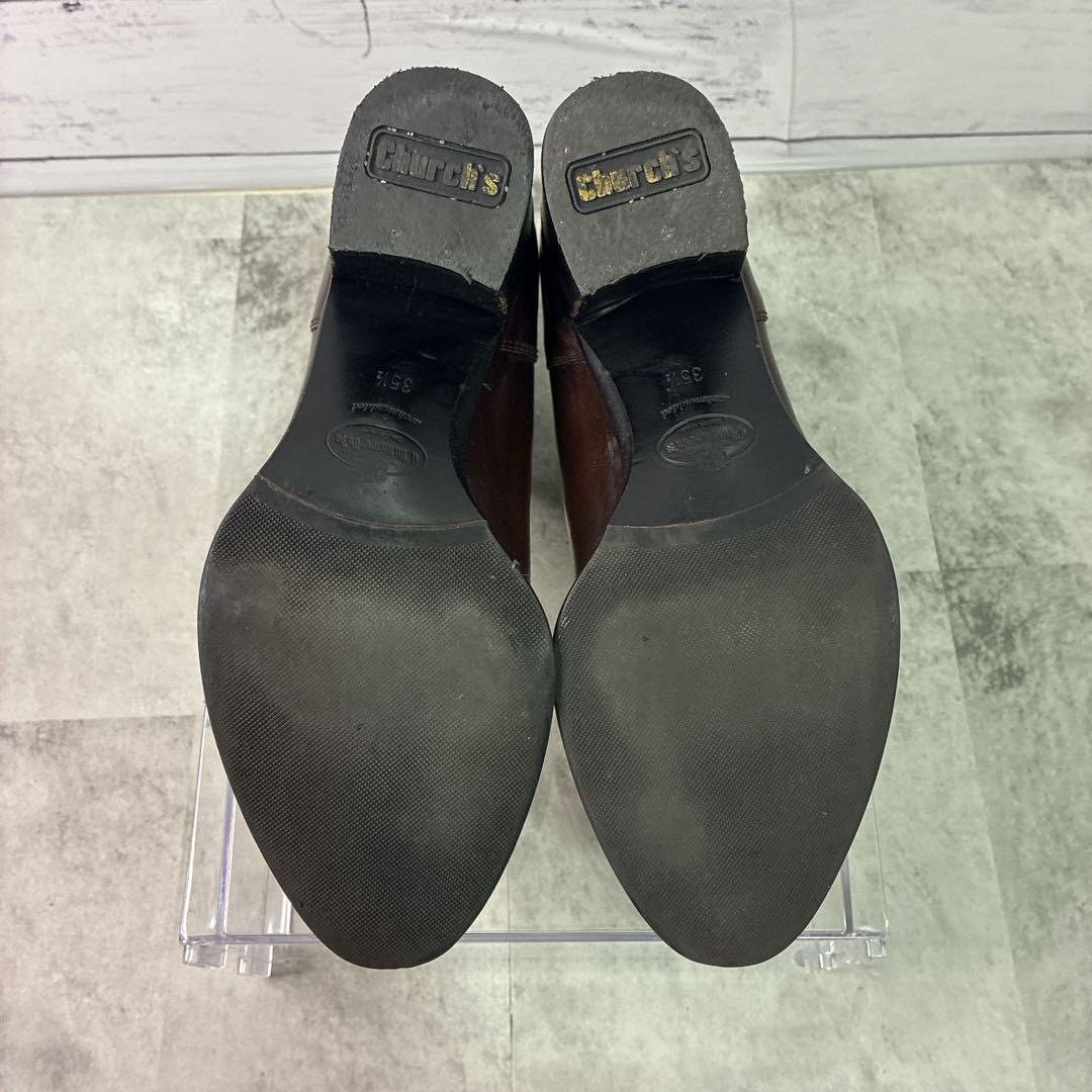 希少✨Church’s（チャーチ） サイドゴアブーツ レザー 22.5 ブラウン