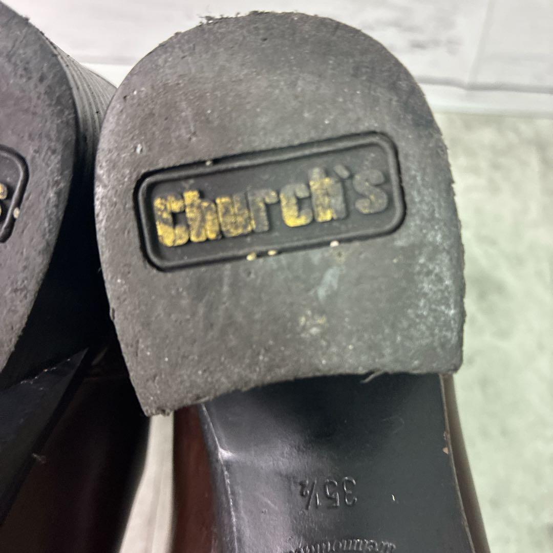 希少✨Church’s（チャーチ） サイドゴアブーツ レザー 22.5 ブラウン