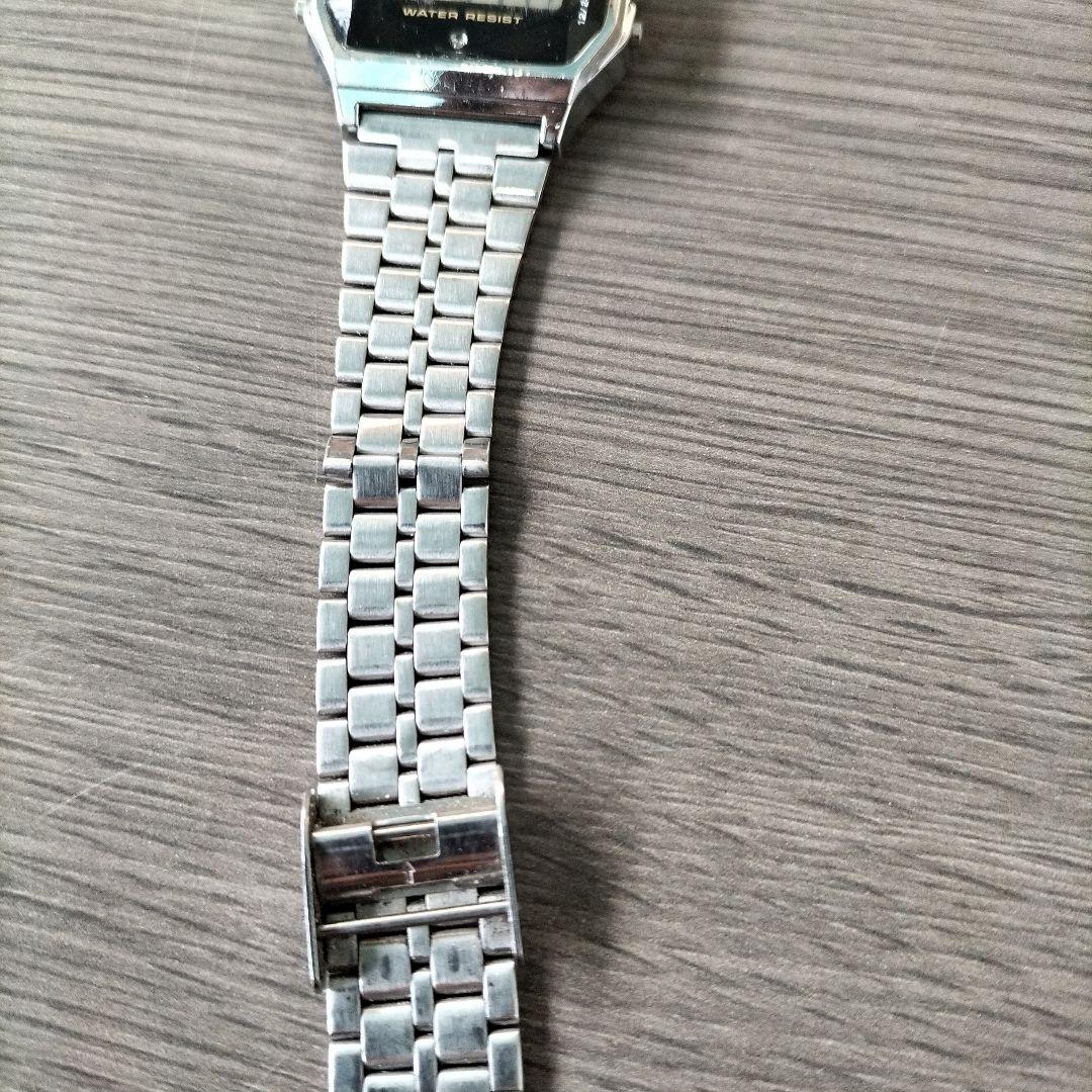 CASIO チープカシオ A159W　天然ダイヤ付き メンズ腕時計