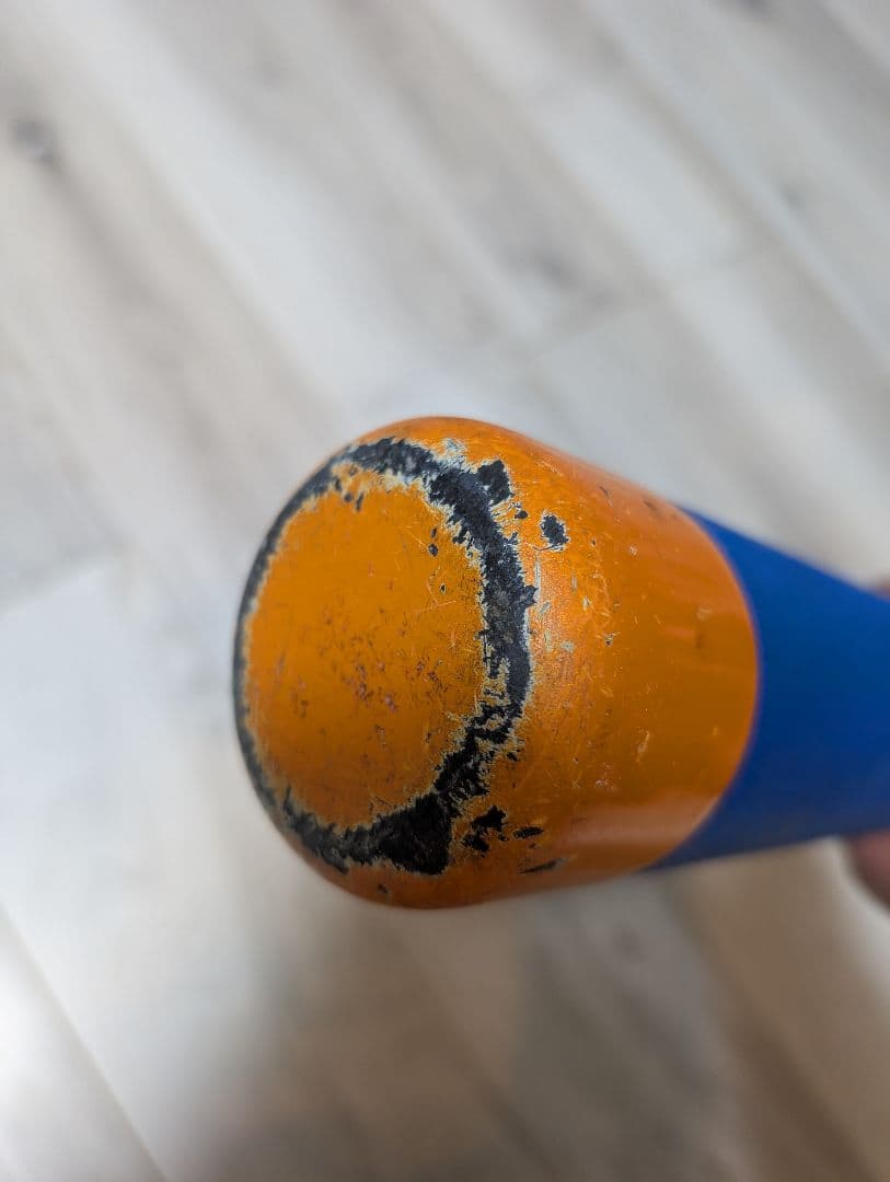 ミズノ ビヨンドマックスEVⅡ 軟式バット 74cm ブルー×オレンジ 少年野球