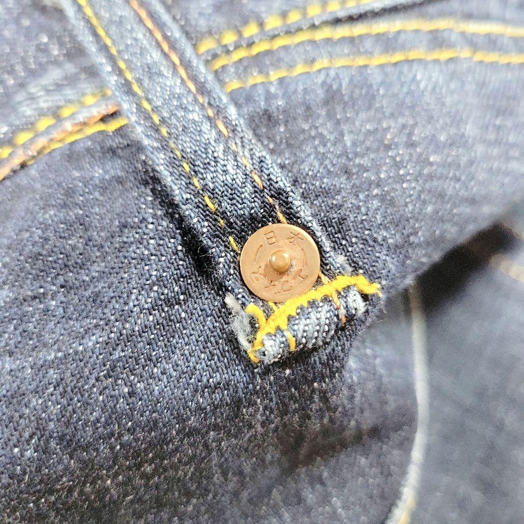 希少✨EVISU　2001 デニム スパイラル セルビッチ/赤耳　36 ビッグ