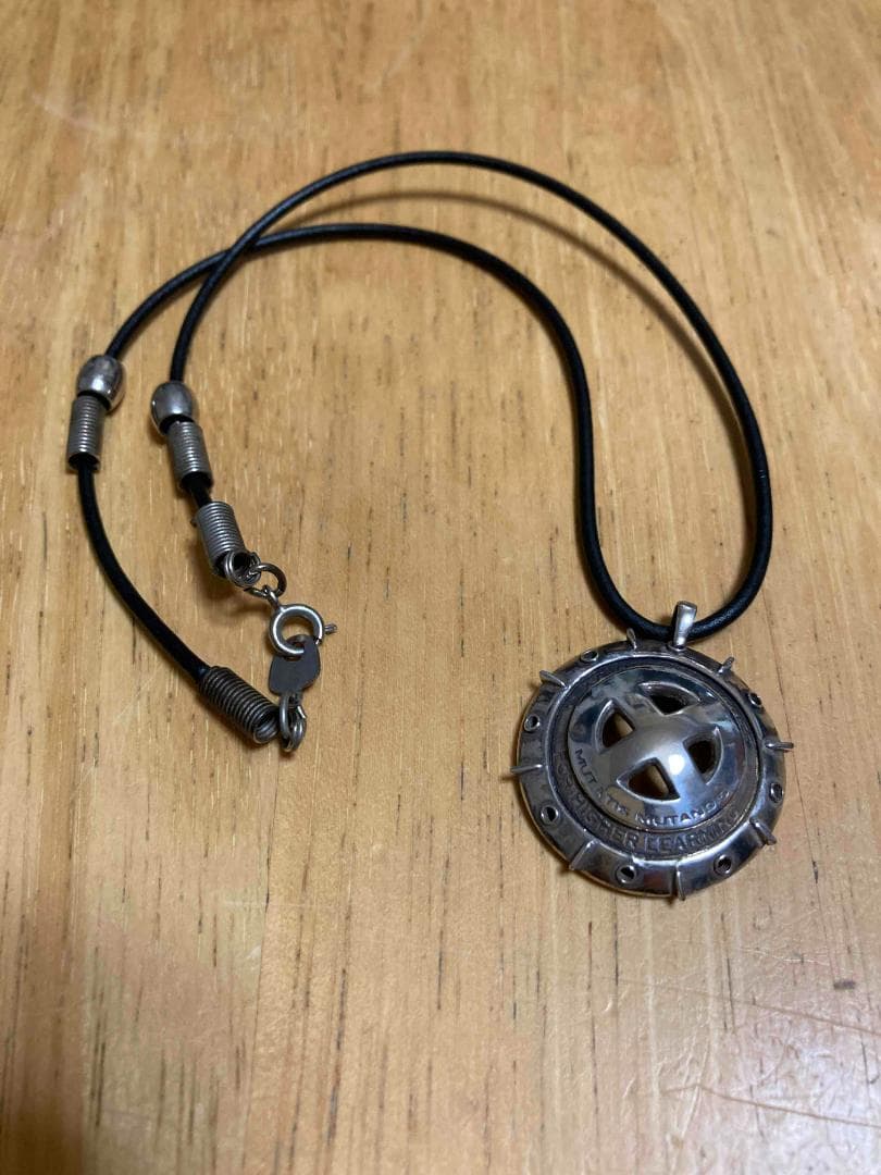 JAP工房 MARVEL/X-MEN シンボル　シルバーリング＆チョーカーセット