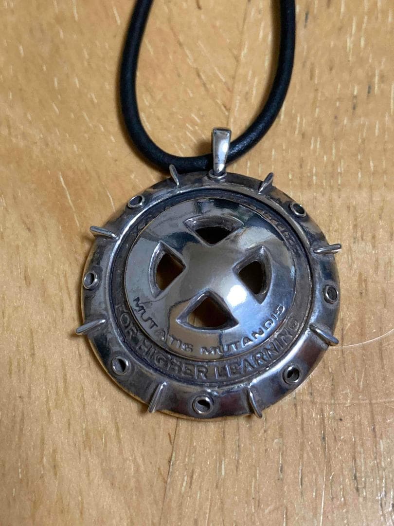 JAP工房 MARVEL/X-MEN シンボル　シルバーリング＆チョーカーセット