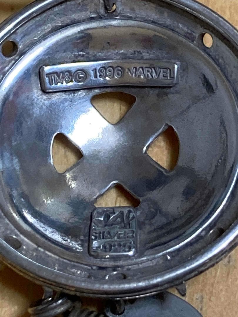 JAP工房 MARVEL/X-MEN シンボル　シルバーリング＆チョーカーセット