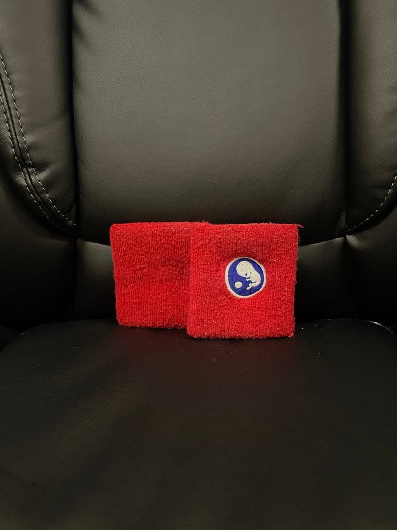 【激レア】FOTUS 胎児 ワッペン 赤 リストバンド Y2K