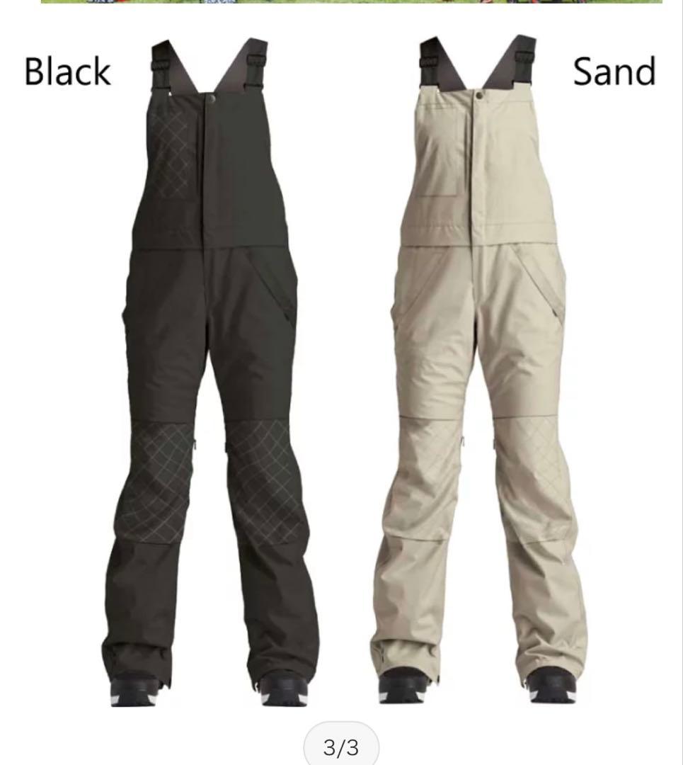 スノーボードウェア ビブパンツ レディース エアブラスター S バーガンディ