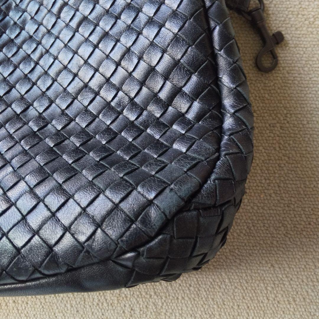 ボッテガ・ヴェネタ ブラックショルダーバッグ