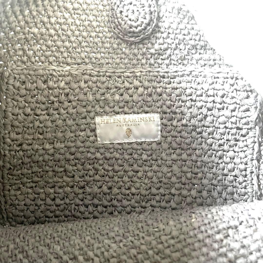 美品☆ヘレンカミンスキー　HELEN KAMINSKI カゴバッグ　ラフィア