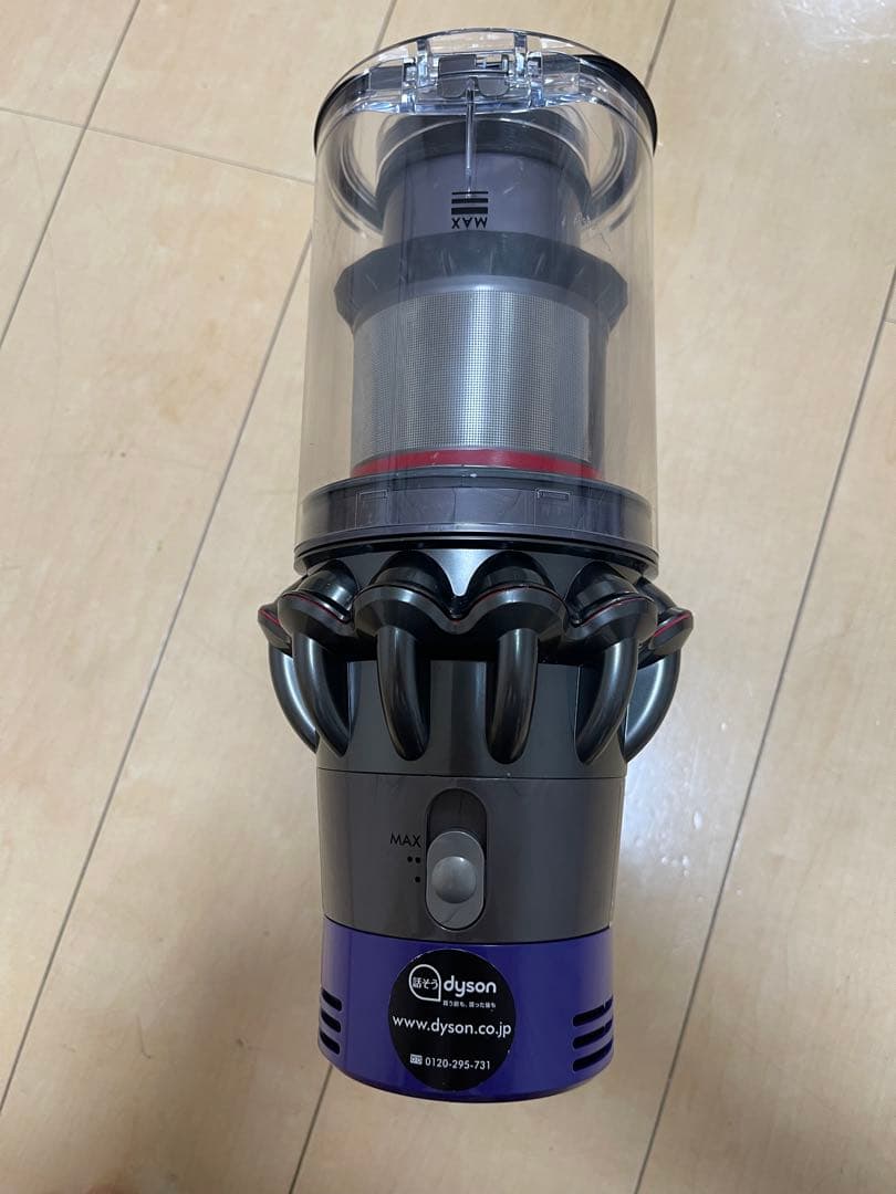 【美品】dyson V10 SV12　純正フロアドック付エコーモード62分
