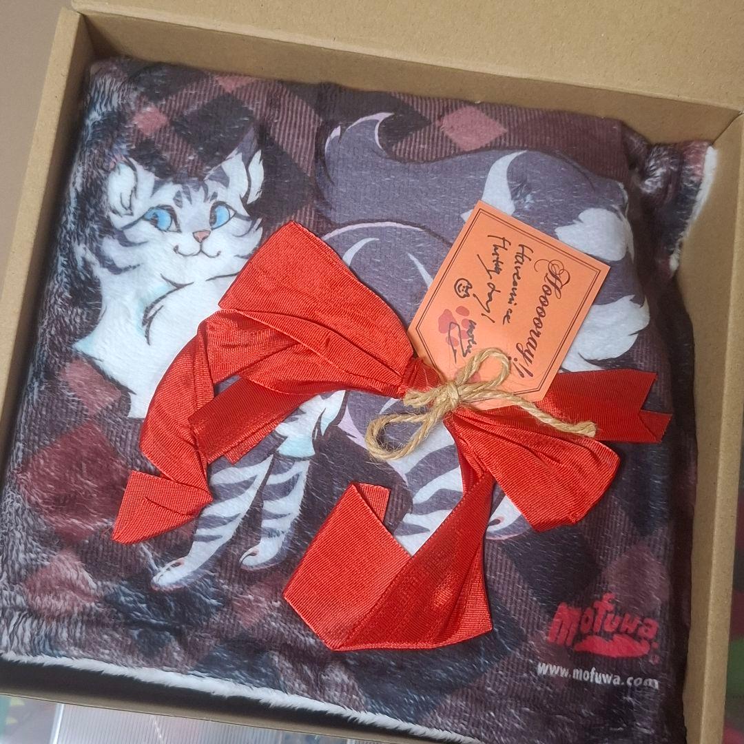mofuwaさん ブランケット　猫　cat　未使用品