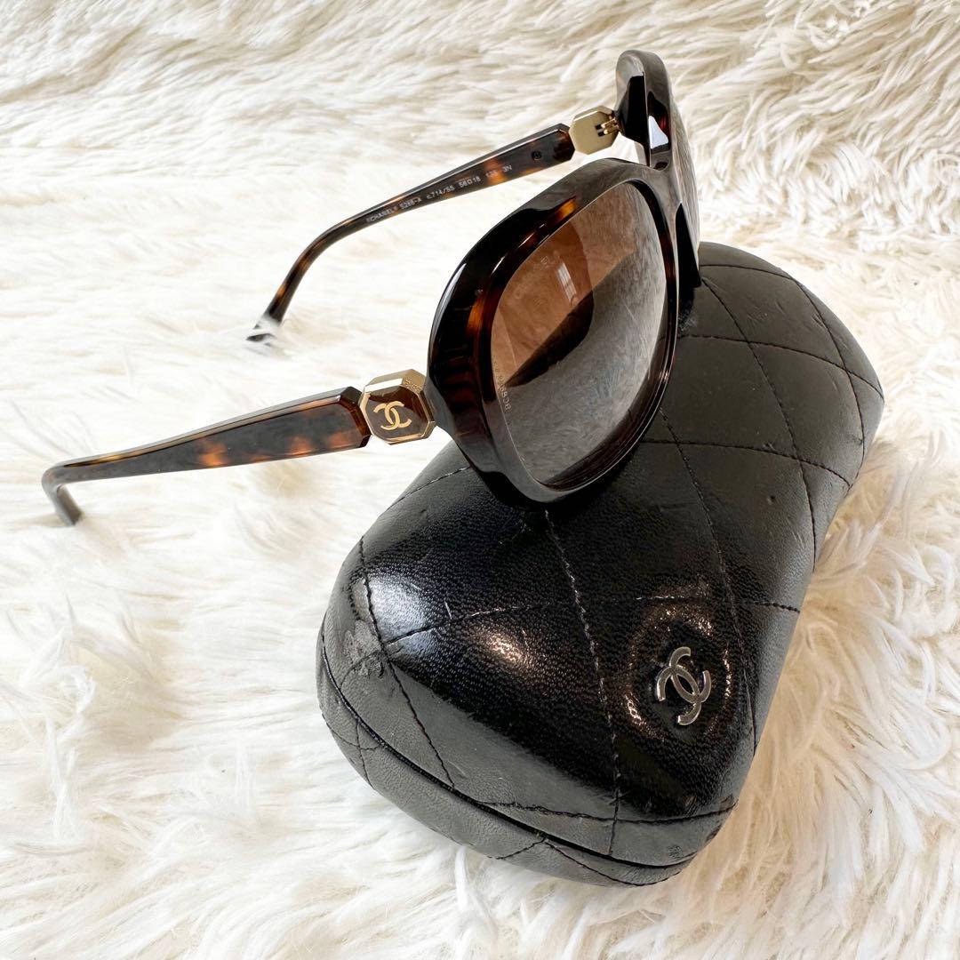 CHANEL シャネル 5286-A サングラス ココマーク ブラウン系