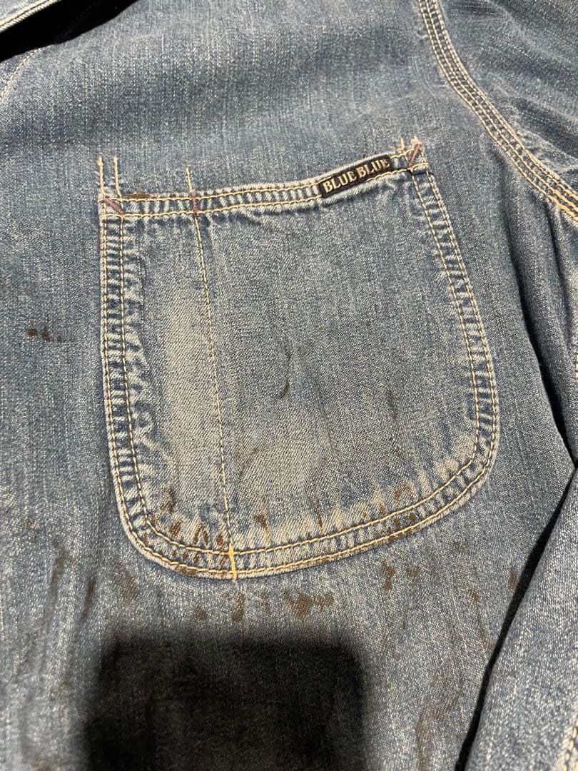 iburiri ブルーブルー オーバーオールナナミカリーボック ２枚セット