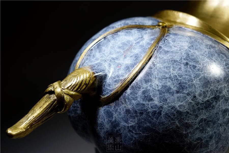 銅細工 大迫力唐馬高彫 無銘 開運置物 極上質 高さ約27cm 重さ約4.4kg